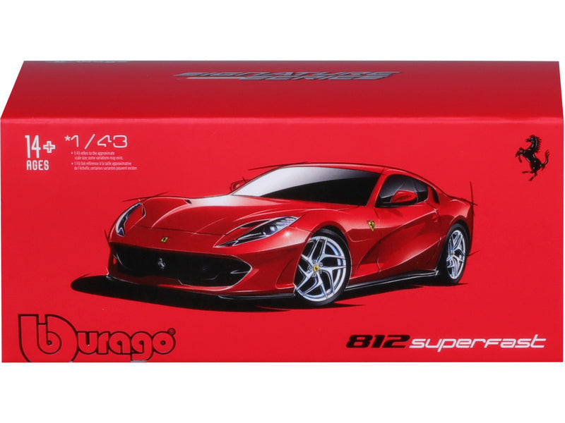 Bburago Signature Ferrari 812 Superfast 1:43 červená