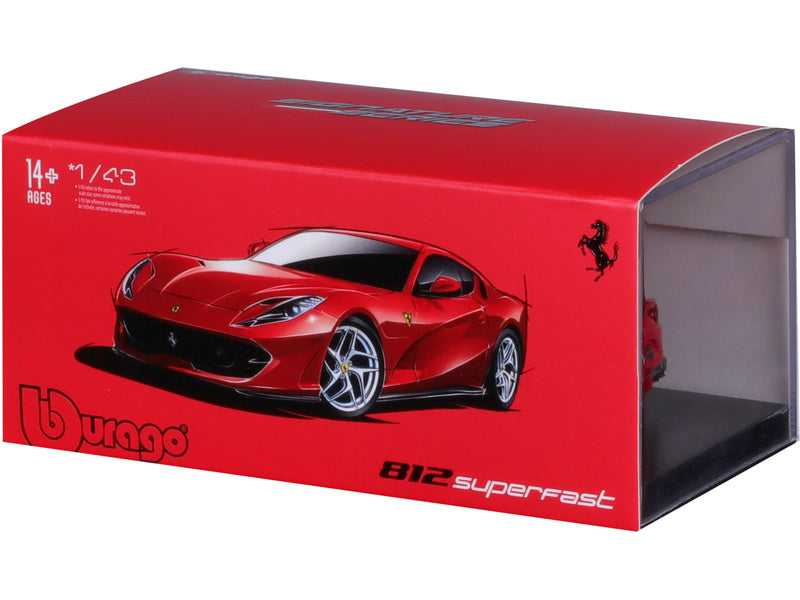 Bburago Signature Ferrari 812 Superfast 1:43 červená