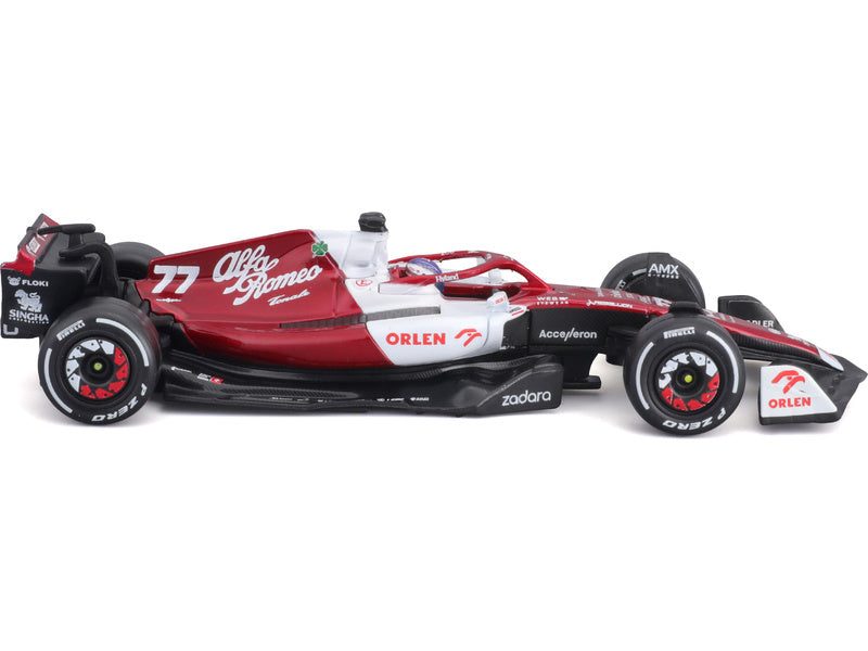 Bburago Signature Alfa Romeo Orlen C42 1:43 #77 Valtteri Botas