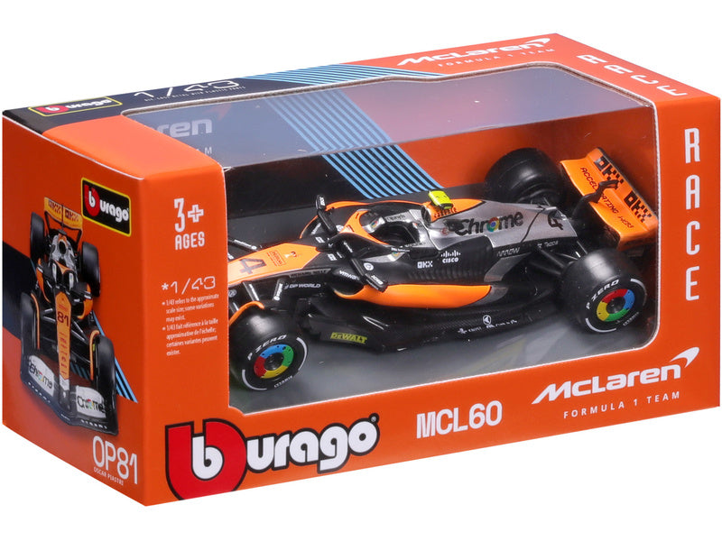 Bburago McLaren F1 Team MCL60 1:43 #4 Norris