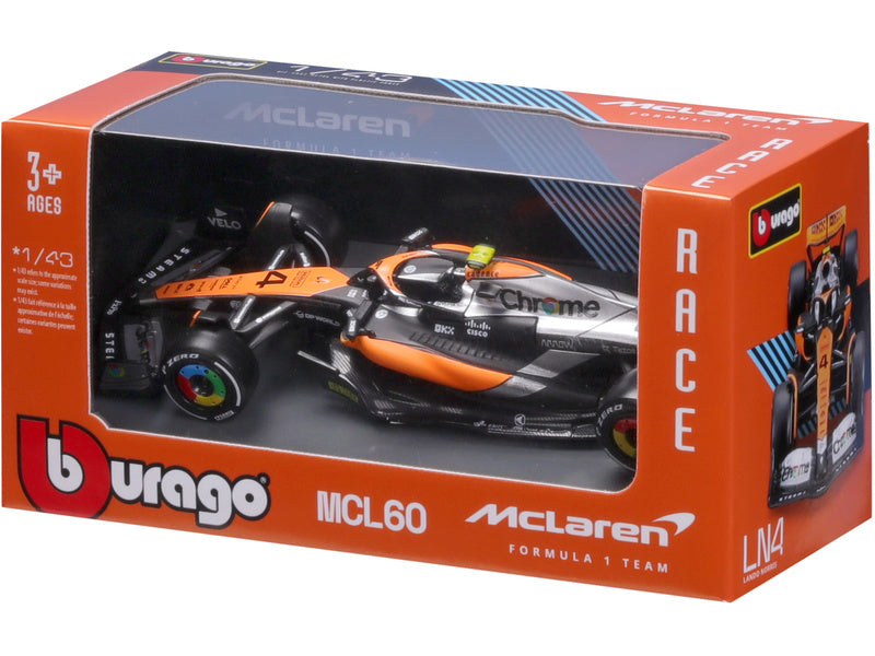 Bburago McLaren F1 Team MCL60 1:43 #4 Norris