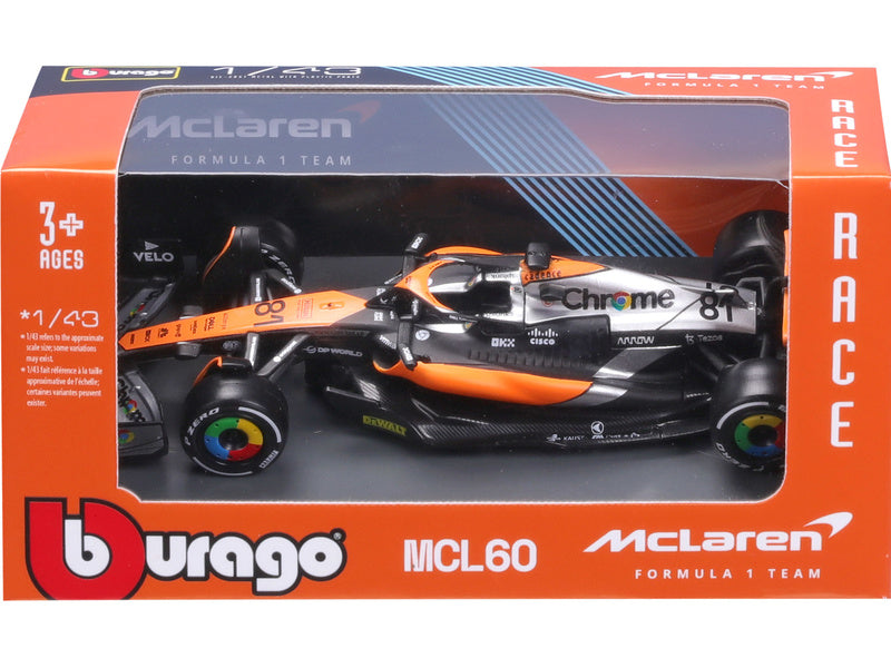 Bburago McLaren F1 Team MCL60 1:43 #81 Piastri
