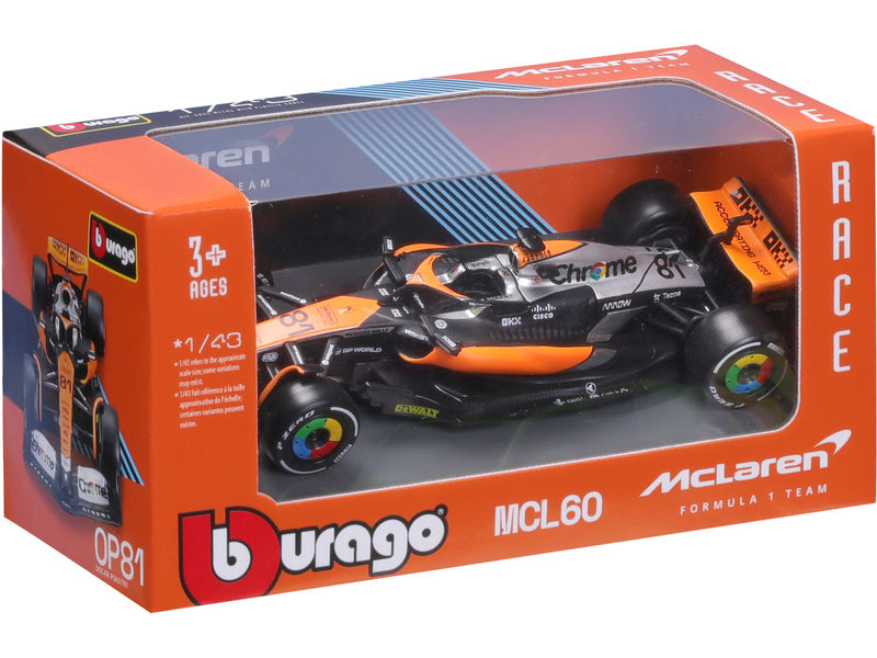 Bburago McLaren F1 Team MCL60 1:43 #81 Piastri