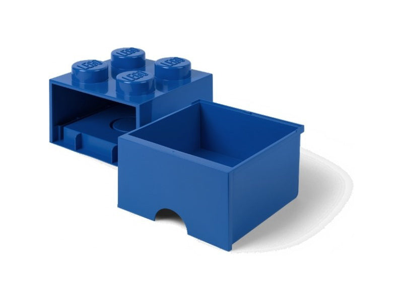 LEGO úložný box s šuplíkem 250x250x180mm - aqua