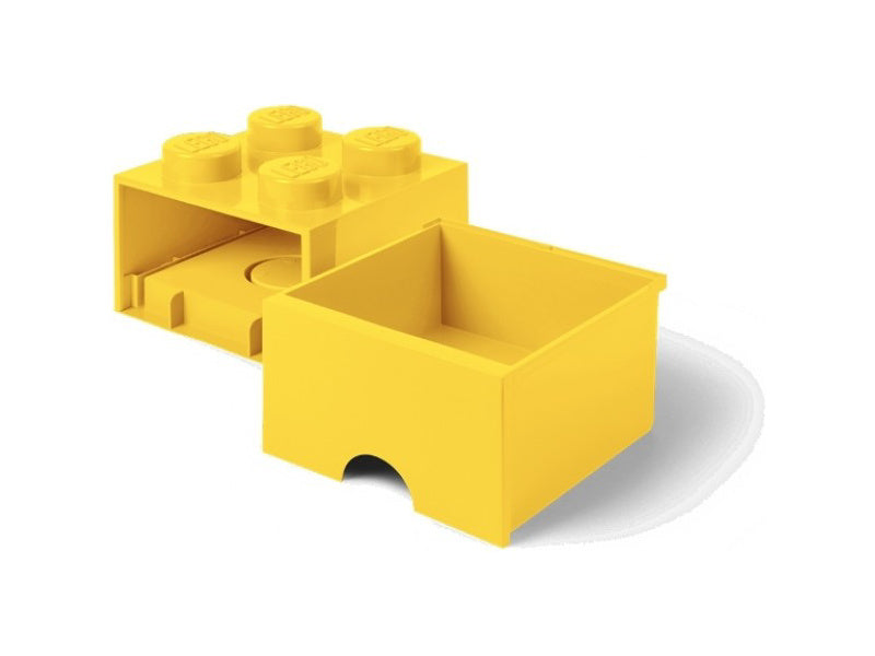 LEGO úložný box s šuplíkem 250x250x180mm - červený