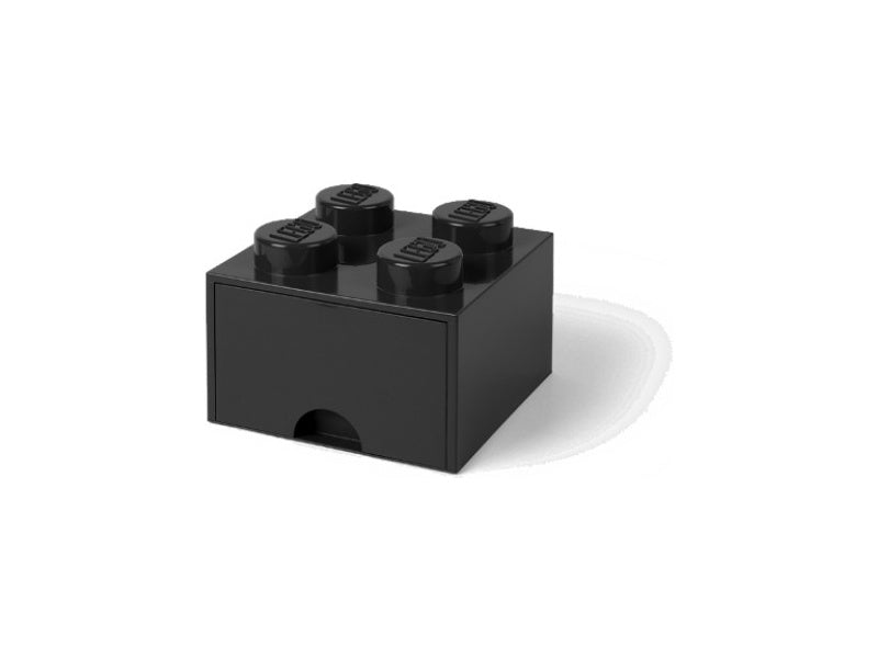 LEGO úložný box s šuplíkem 250x250x180mm - světle růžový