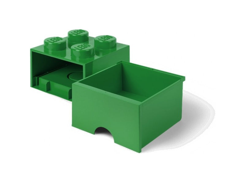 LEGO úložný box s šuplíkem 250x250x180mm - aqua