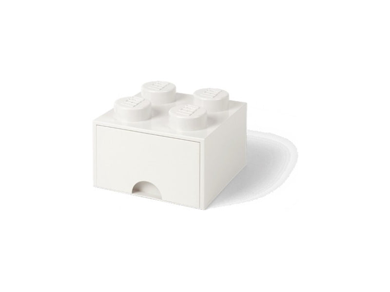 LEGO úložný box s šuplíkem 250x250x180mm - světle růžový