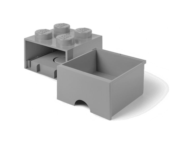 LEGO úložný box s šuplíkem 250x250x180mm - bílý