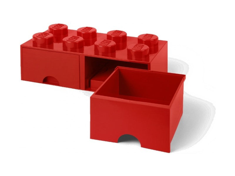 LEGO úložný box s šuplíky 250x500x180mm - černý
