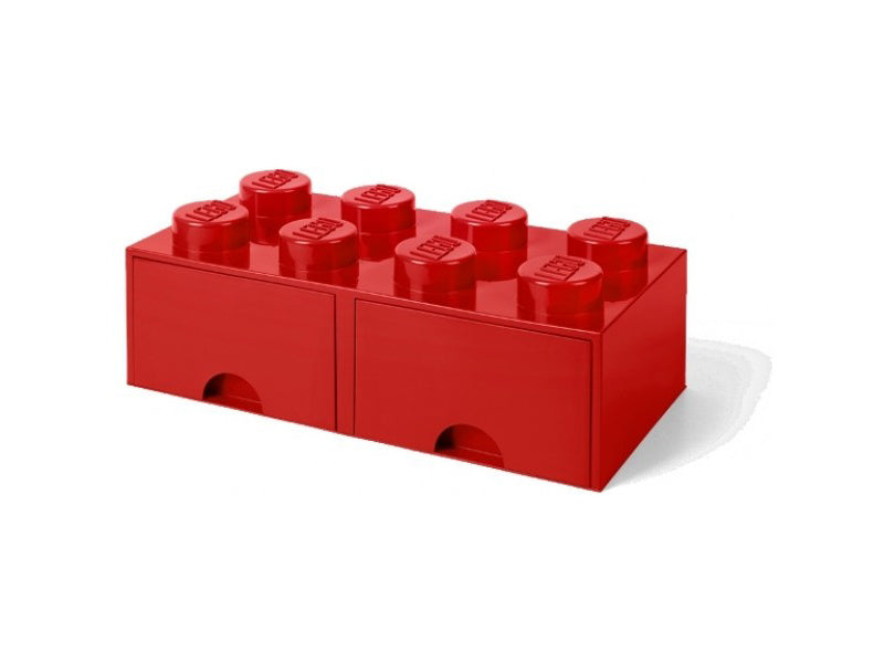 LEGO úložný box s šuplíky 250x500x180mm - světle modrý