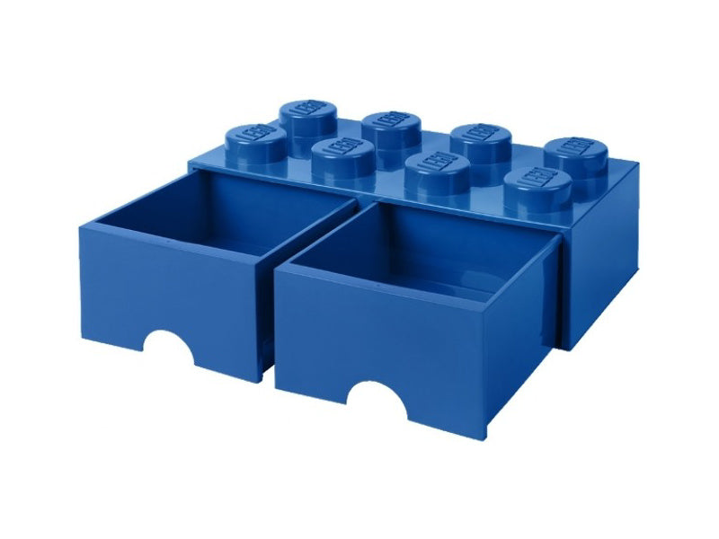 LEGO úložný box s šuplíky 250x500x180mm - červený
