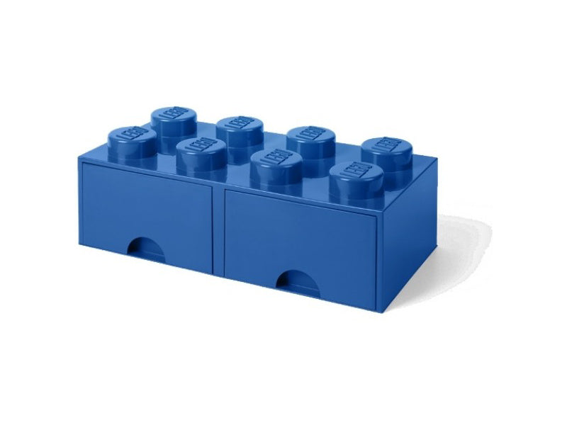 LEGO úložný box s šuplíky 250x500x180mm - tmavě zelený