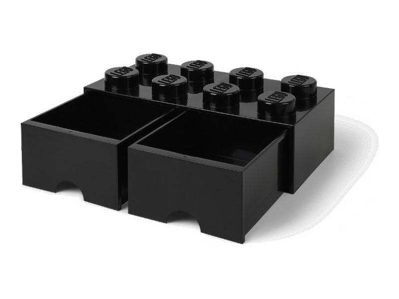 LEGO úložný box s šuplíky 250x500x180mm - šedý