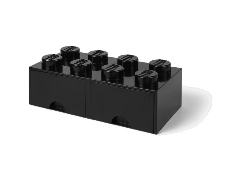 LEGO úložný box s šuplíky 250x500x180mm - modrý