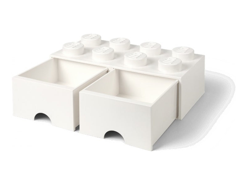 LEGO úložný box s šuplíky 250x500x180mm - světle růžový