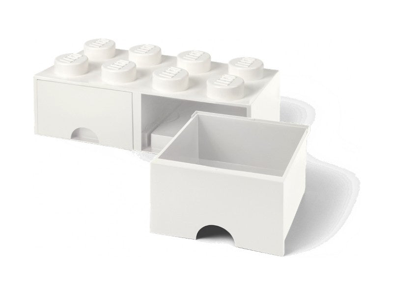 LEGO úložný box s šuplíky 250x500x180mm - tmavě zelený