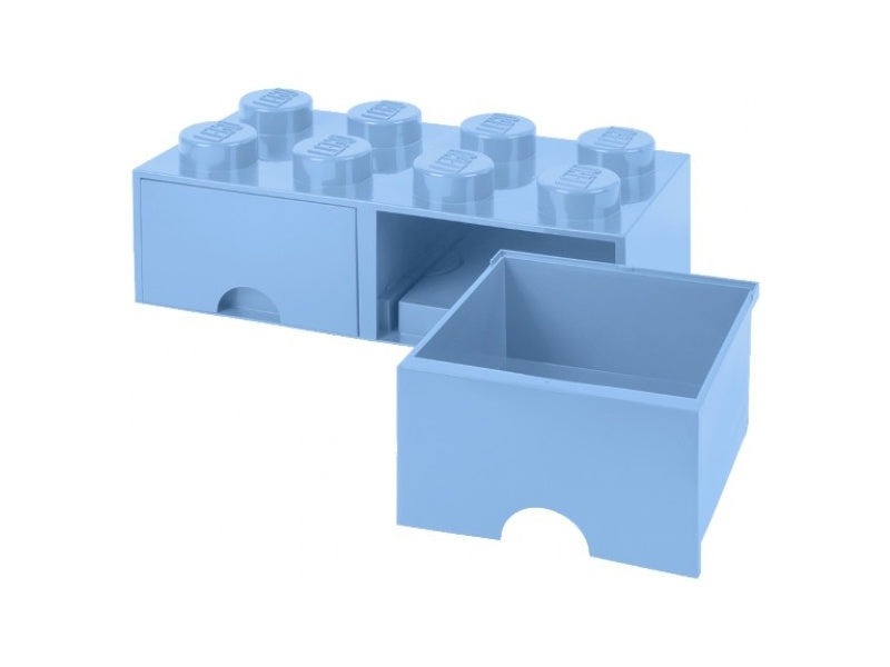 LEGO úložný box s šuplíky 250x500x180mm - červený