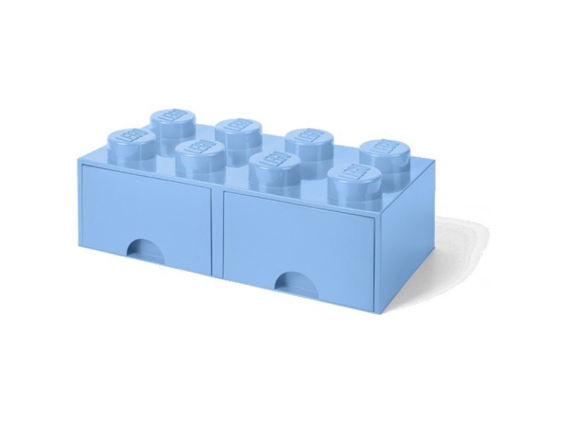 LEGO úložný box s šuplíky 250x500x180mm - bílý