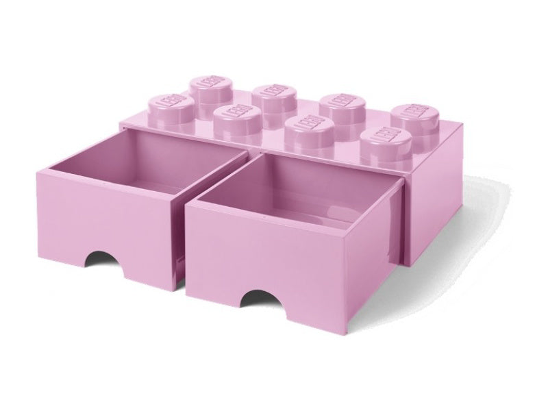 LEGO úložný box s šuplíky 250x500x180mm - šedý