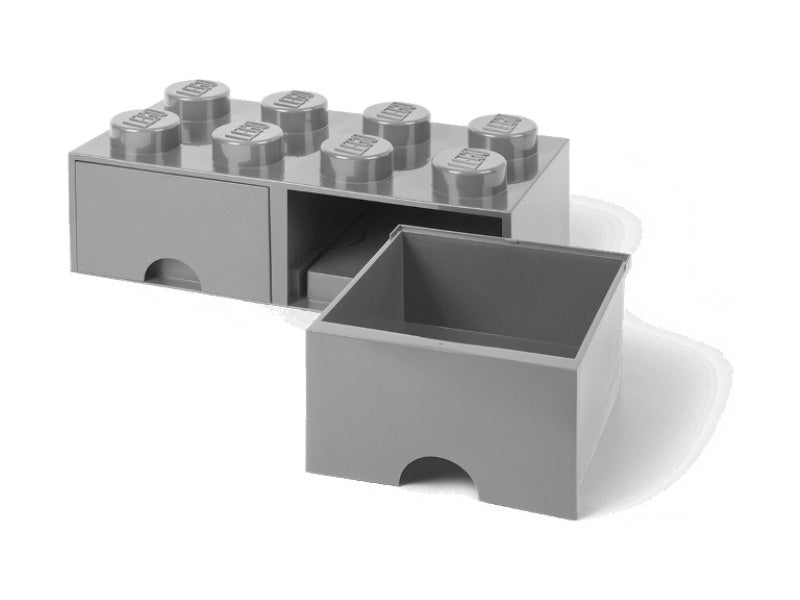 LEGO úložný box s šuplíky 250x500x180mm - žlutý