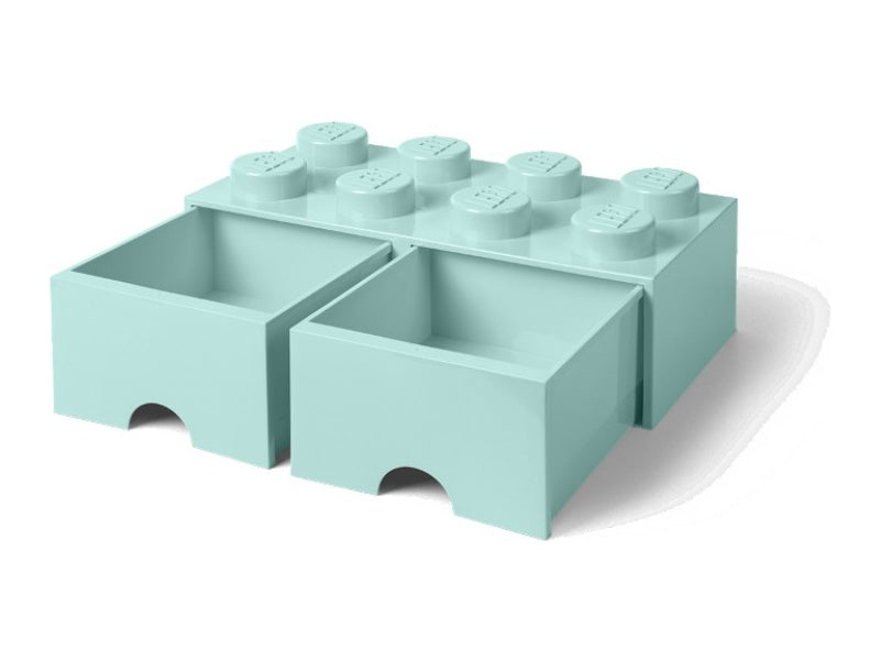 LEGO úložný box s šuplíky 250x500x180mm - světle růžový