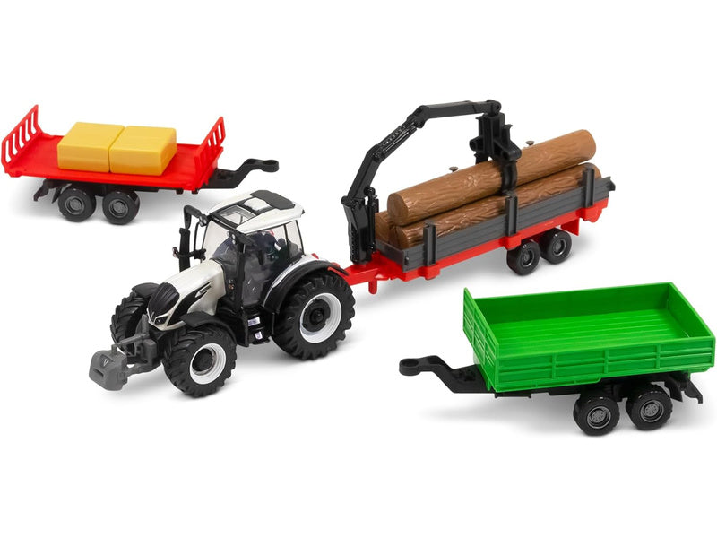 Bburago Valtra N174 s doplňky (dárkové balení)