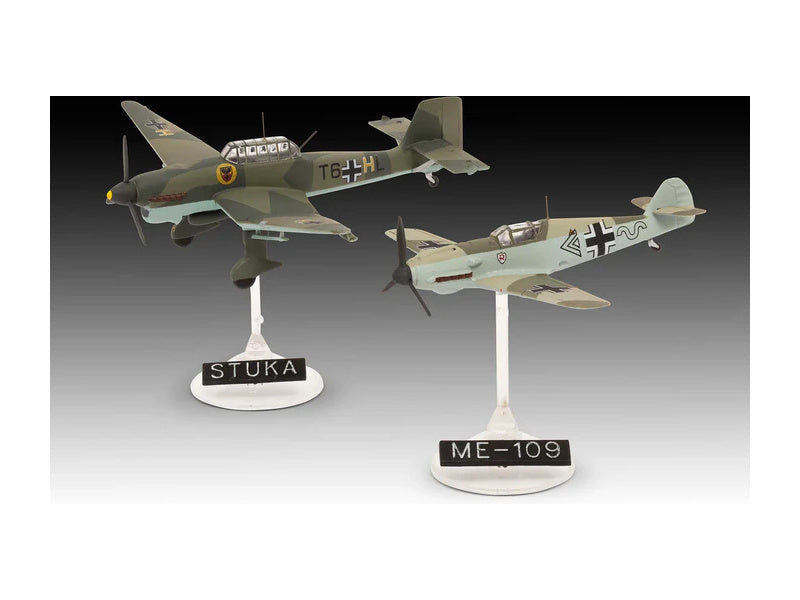 Revell Messerschmitt Bf109E & Ju87B Stuka (1:144) (starter set)