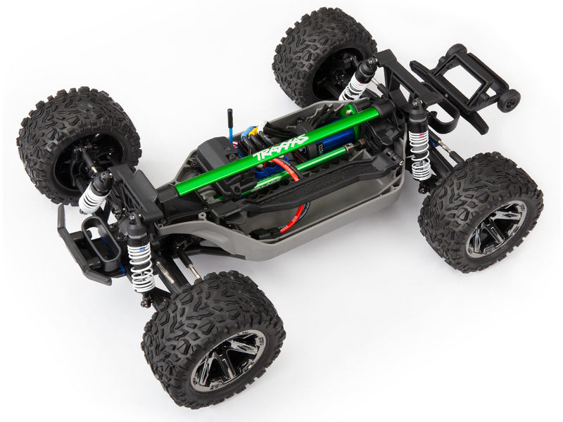Traxxas výztuha šasi modrá (sada)