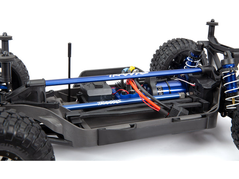 Traxxas výztuha šasi červená (sada)