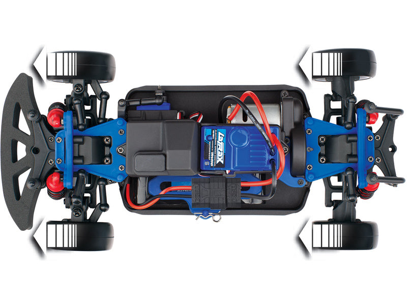Traxxas Rally 1:18 4WD RTR oranžové