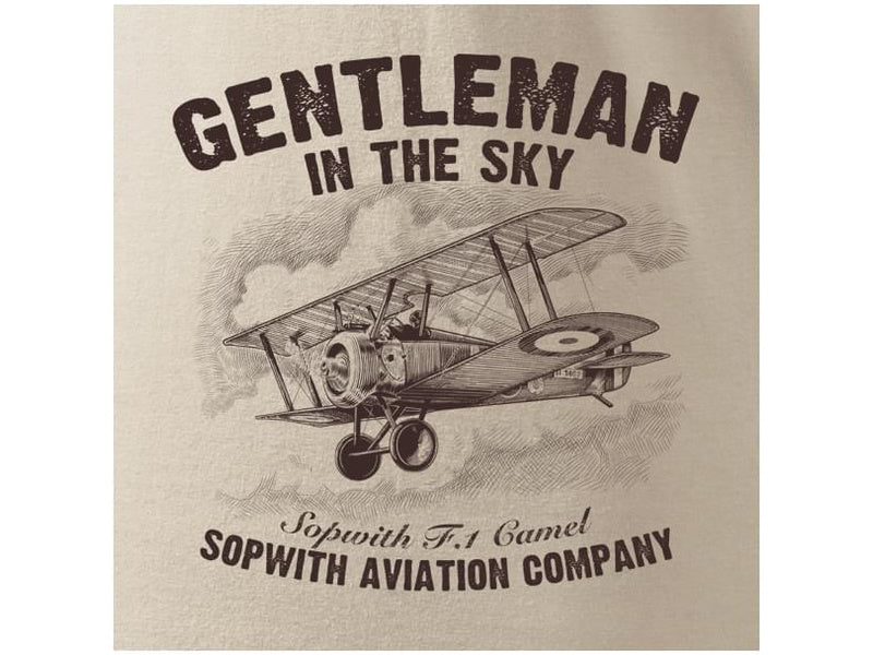 Antonio pánské tričko Sopwith F-1 Camel S