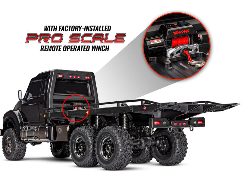 Traxxas TRX-6 Ultimate RC Hauler 6x6 1:10 RTR s navijákem černý
