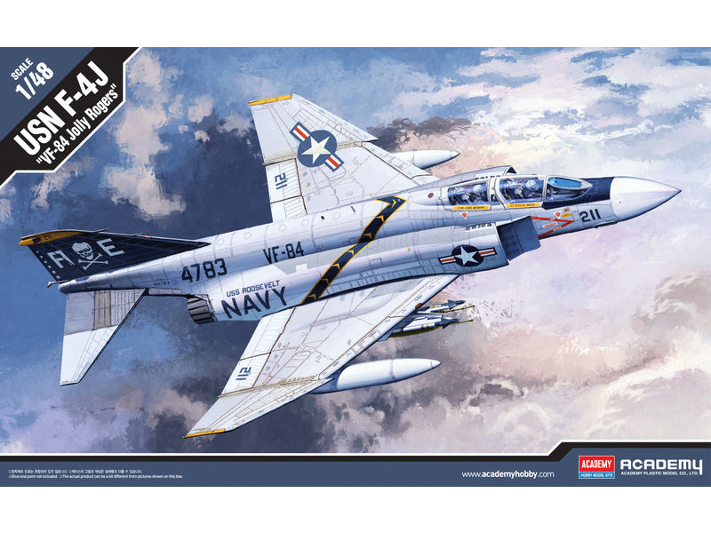 Academy McDonnell F-4J VF-84 Jolly ROgers (1:48)