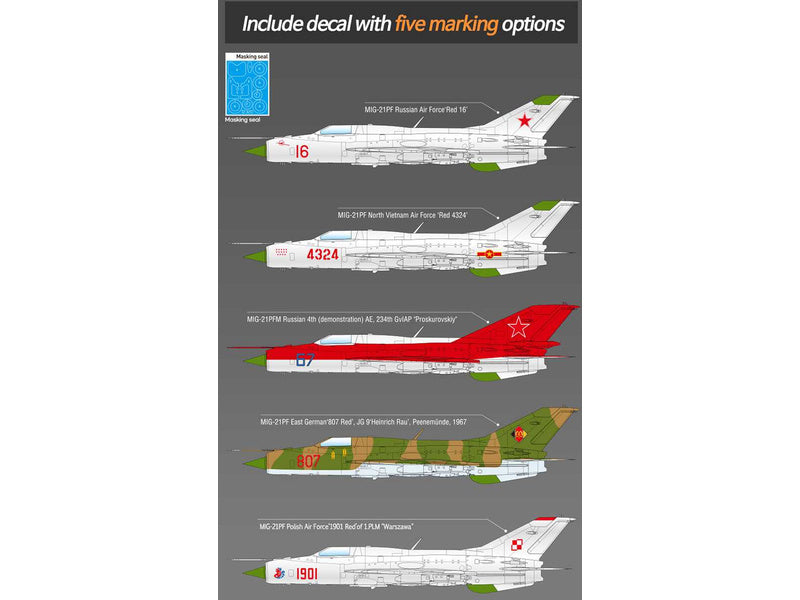 Academy MiG-21PF Fishbed-D (1:48)