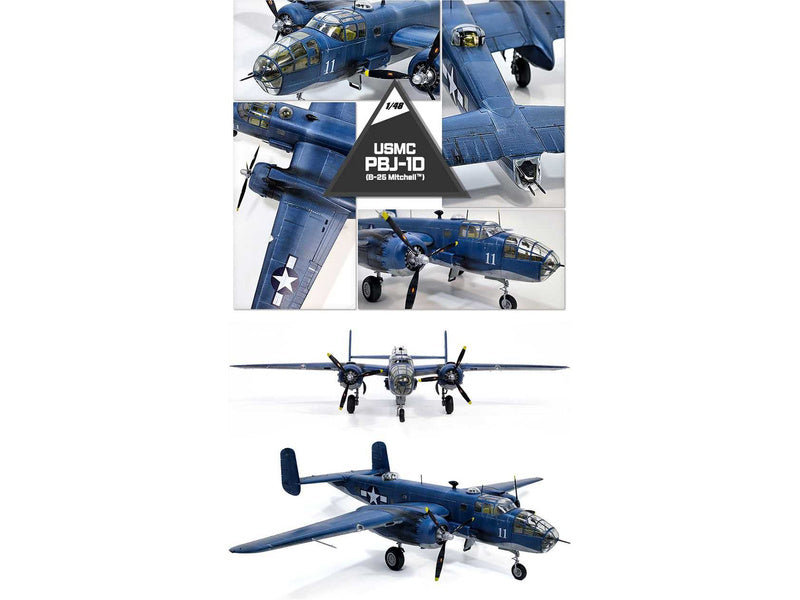 Academy B-25 Mitchell USMC PBJ-1D (1:48)