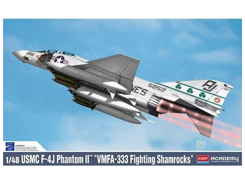 Academy USMC F-4J Phantom II VMFA-333 Fighting Shamrocks (1:48)