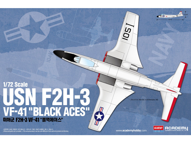 Academy McDonnell F2H-3 VF-41 USN Black Aces (1:72)