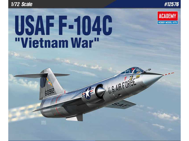 Academy Lockheed F-104C USAF Vietnam War (1:72)