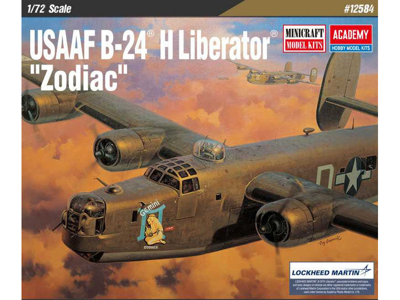 Academy USAAF B-24H Liberator Zodiac (1:72)