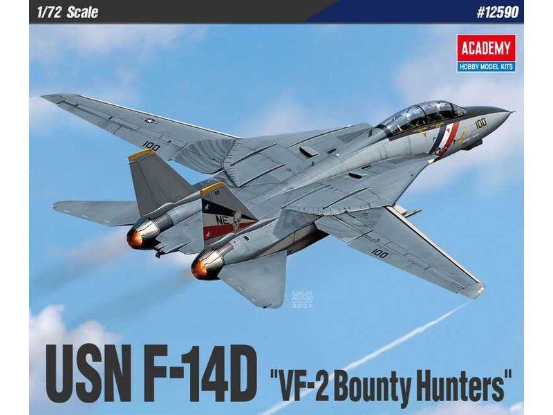 Academy USN F-14D VF-2 Bounty Hunters (1:72)