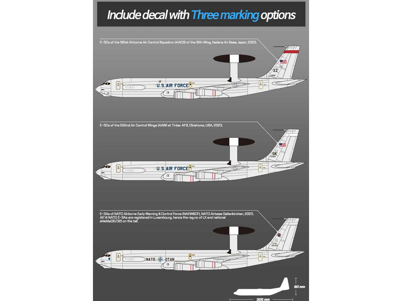 Academy E-3G Sentry AEW&C USAF (1:144)