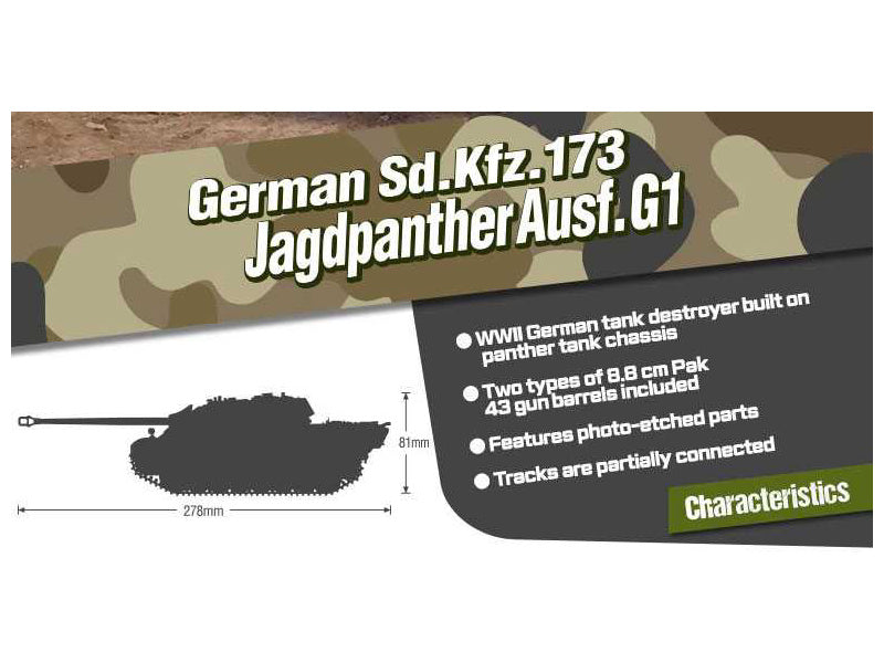 Academy Sd.kfz.173 Jagdpanther Ausf.G1 (1:35)