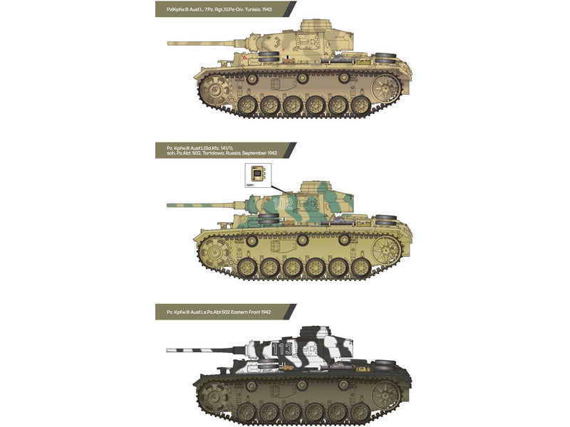 Academy Panzer III Ausf.L "Battle of Kursk" (1:35)