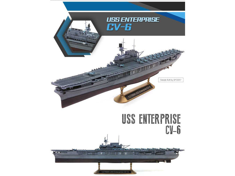 Academy USS Enterprise CV-6 "Bitva u Midway" (1:700)
