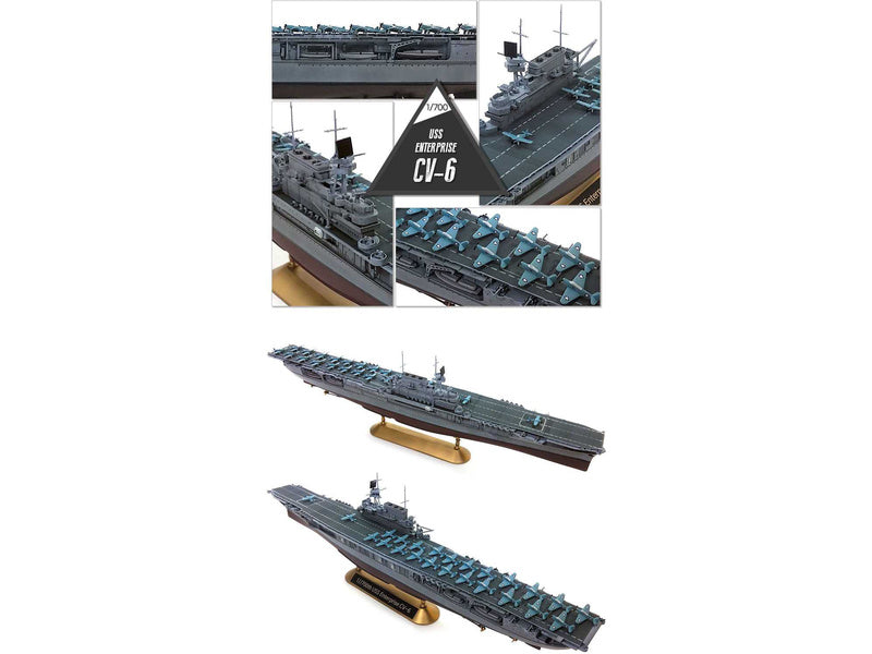 Academy USS Enterprise CV-6 "Bitva u Midway" (1:700)