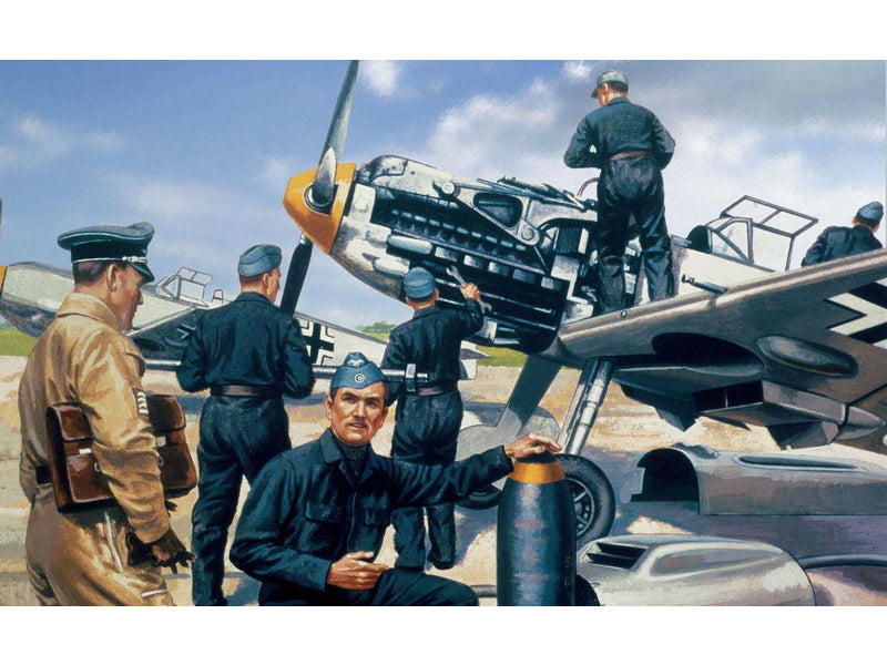 Airfix figurky - Luftwaffe Personnel (1:76) (Vintage)