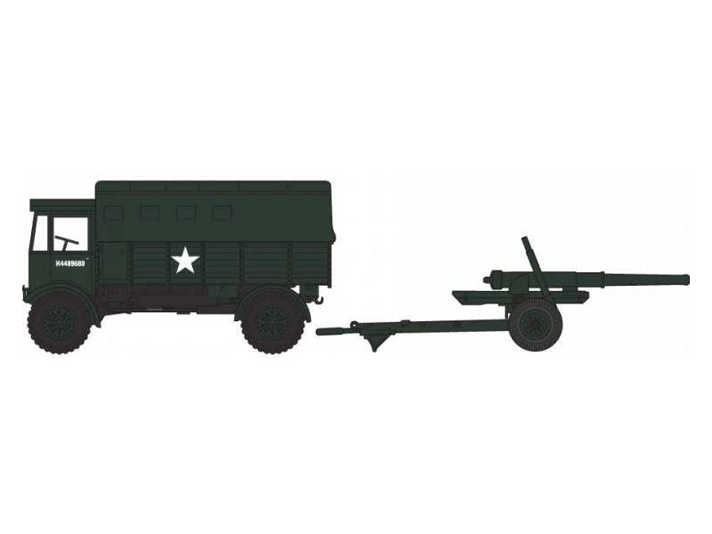 Airfix AEC Matador s 5.5" kanónem (1:76) (Vintage)