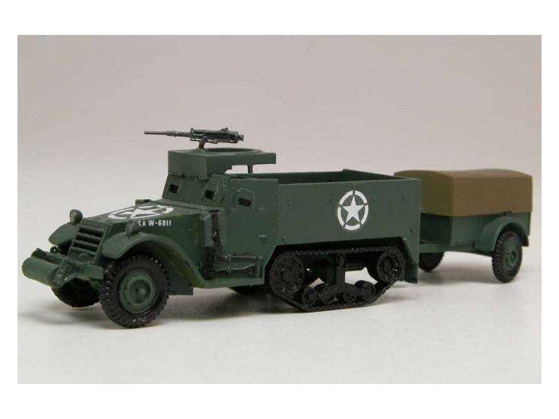 Airfix M3 Half Track, 1 Ton Trailer (1:76) (Vintage)