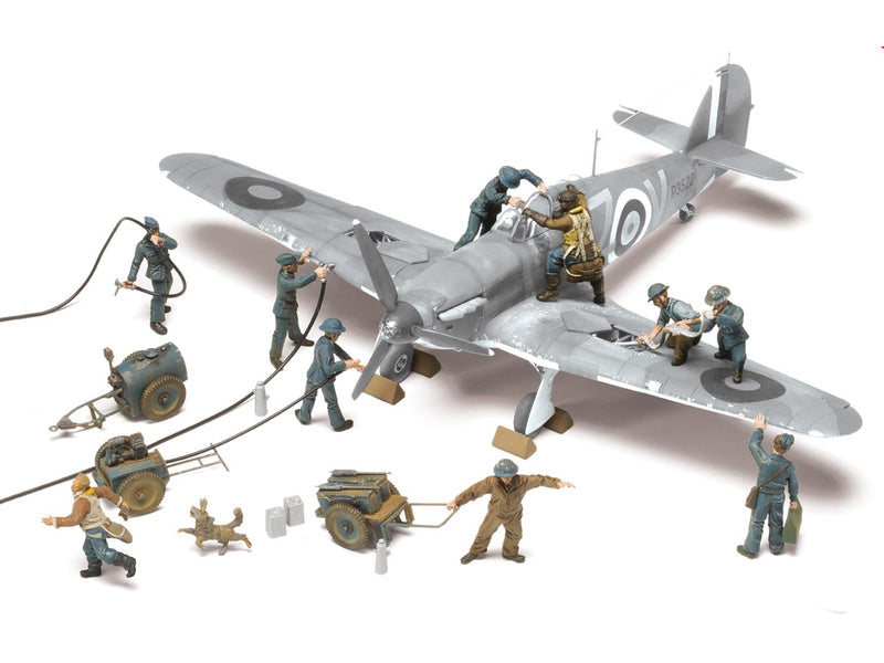 Airfix diorama - WWII RAF Ground Crew (1:48)